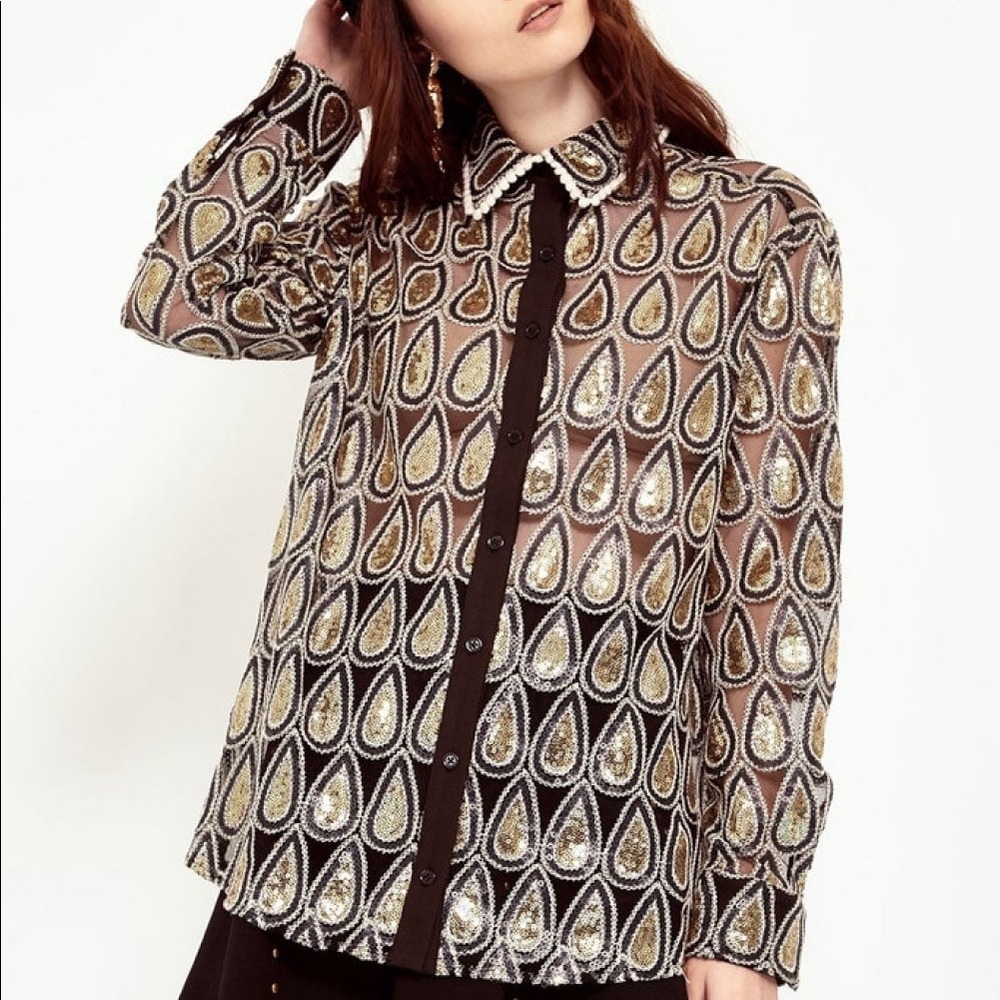 Sister Jane Fortuna Teardrop Blouse NWT never worn